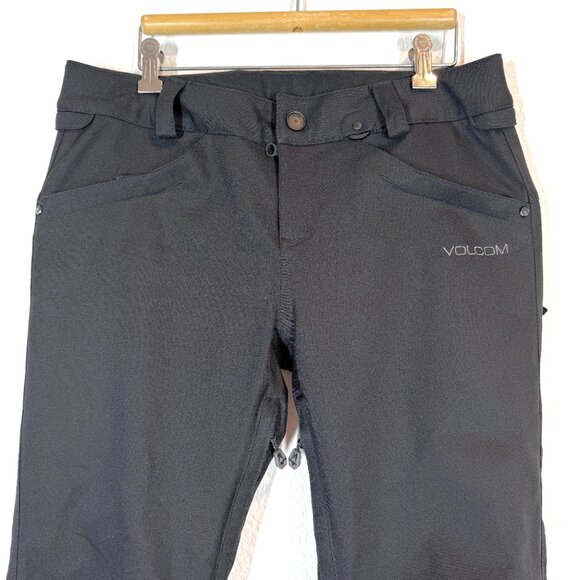 Volcom Snowboarding Ski Pants Black Stretch Slim Fit 15K Waterproof Medium - Picture 4 of 10